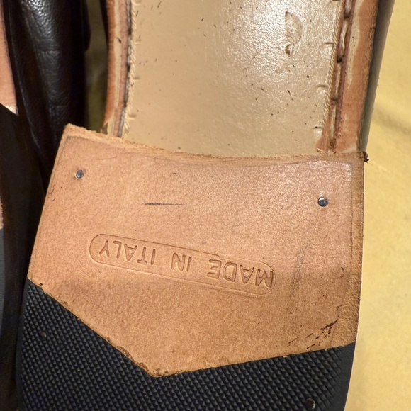 GUCCI MEN'S VINTAGE BROWN LEATHER HORSEBIT LOAFERS SIZE 10.5 - Picture 7 of 7